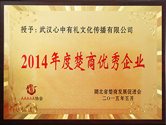 2014年度楚商優(yōu)秀企業(yè)