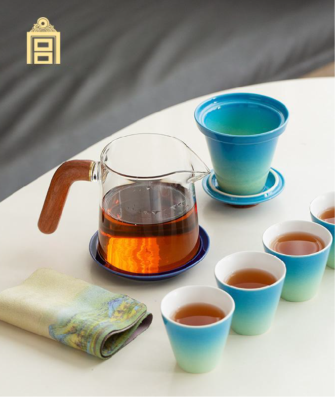 禮文創(chuàng)|故宮文化千里江山泡茶杯